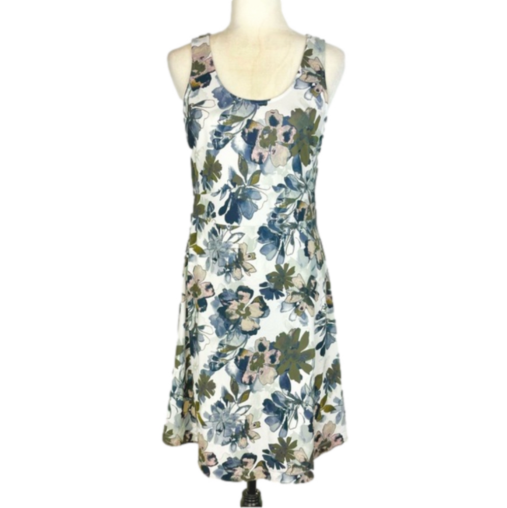 Lolë stretchy floral tank dress